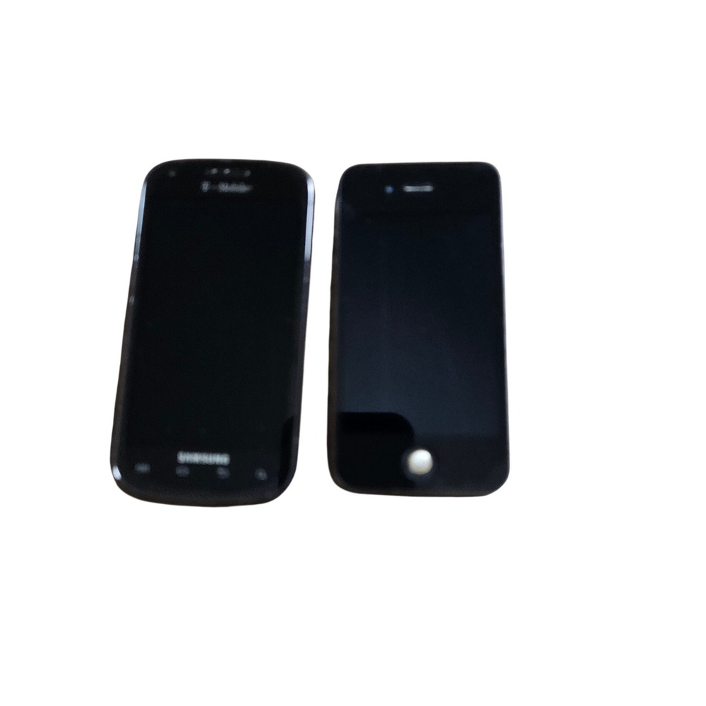 Lot of 2 Apple iPhone 4s A1387 & Samsung Galaxy S T-Mobile Untested Parts Only
